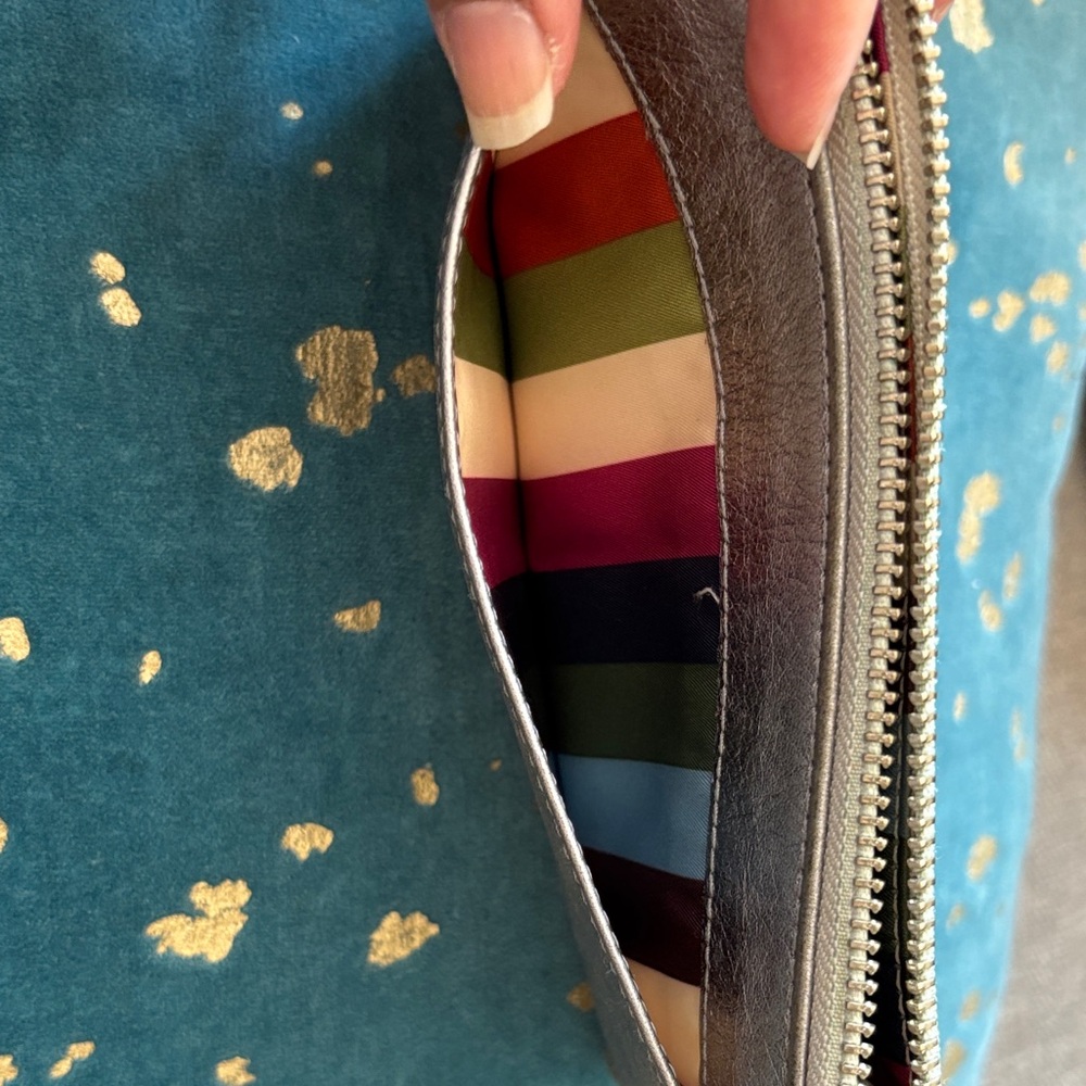 Coach Metallic Gold Leather Wristlet Clutch - Picture 5 of 9